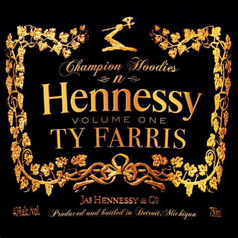 Printable Hennessy Label Svg